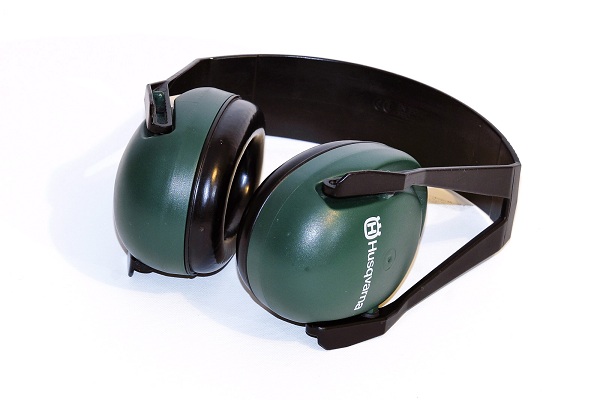  A pair of Husqvarna earmuffs. 